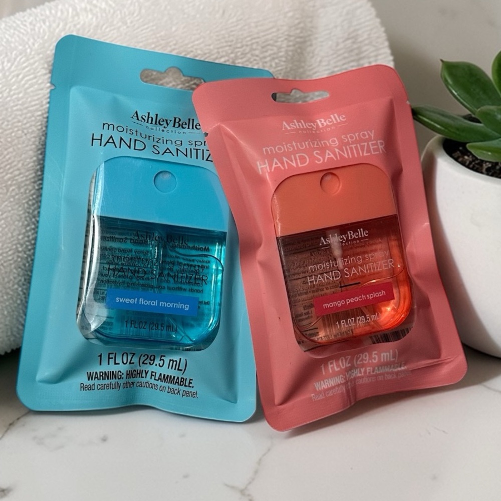 Ashley Belle.  Moisturizing Hand Sanitizer Spray 2 pack